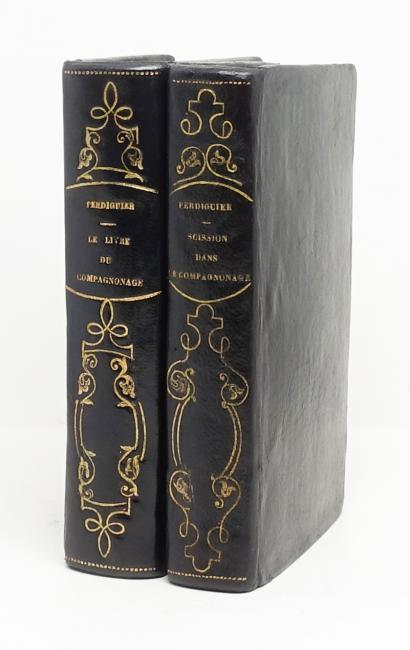 Le Livre du Compagnonage (sic). Histoire d'une scission dans le Compagnonage. Biographie de l'auteur du Livre du Compagnonage et rflexions diverses. Lettre  M. Moreau, socitaire serrurier