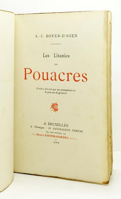 Les Litanies des Pouacres