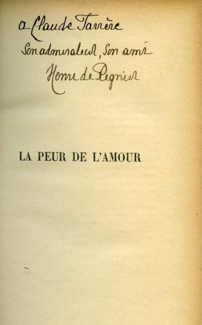 La Peur de l'Amour