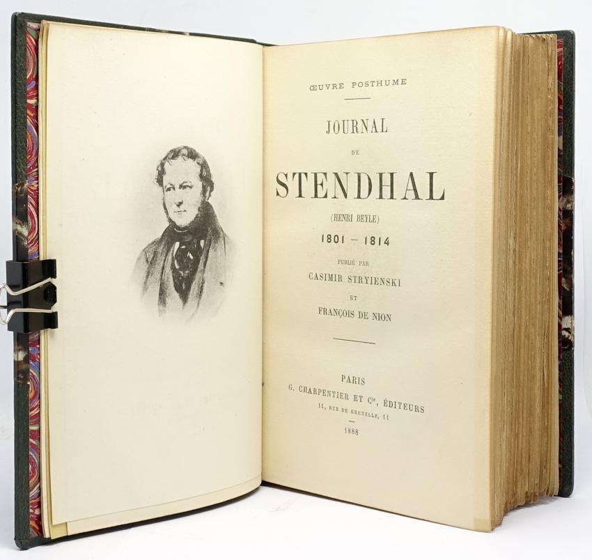 Journal de Stendhal (Henri Beyle). 1801-1814