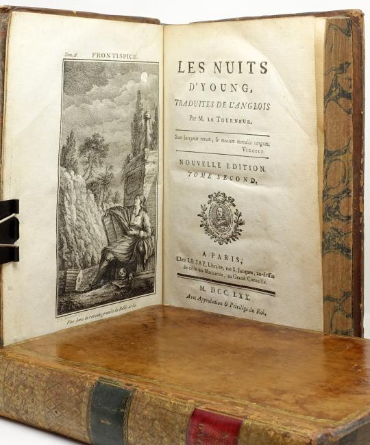 Les Nuits dYoung. Traduites de langlais par M. Le Tourneur