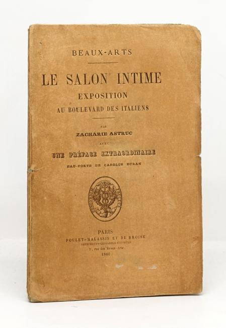 Le Salon intime. Exposition au boulevard des Italiens