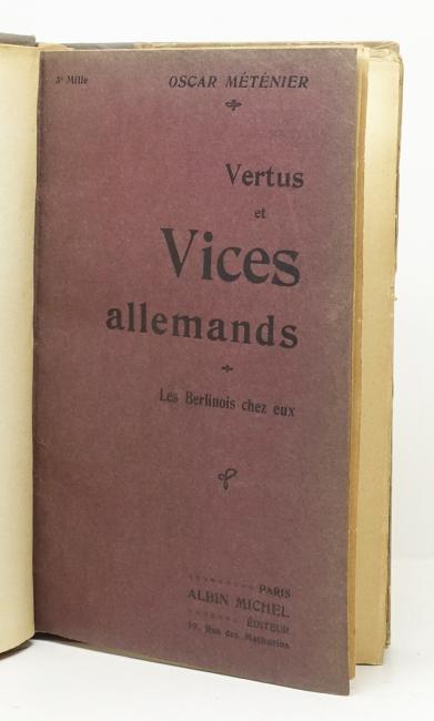 Vertus et Vices allemands