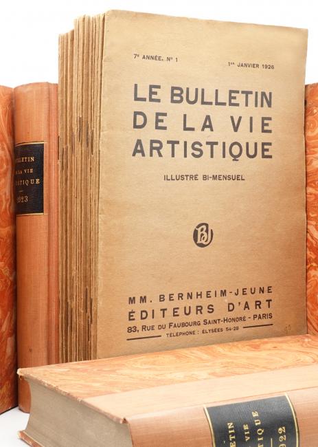 Le Bulletin de la Vie artistique. Paraissant deux fois par mois