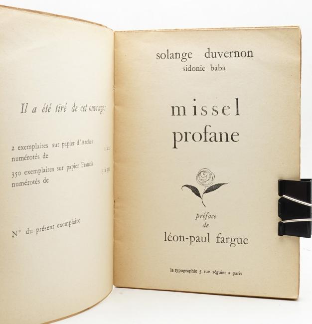 Missel profane