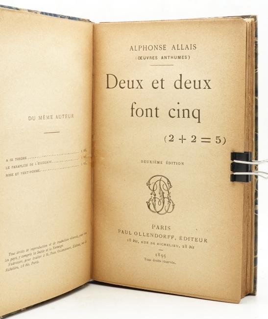 Deux et deux font cinq (2 + 2 = 5)