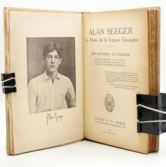 Alan Seeger, le pote de la Lgion trangre