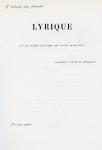 Lyrique