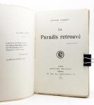 Le Paradis retrouv. Pomes